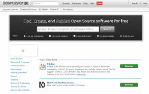 Sourceforge - repositorio de proyectos de software