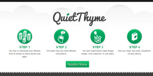 QuietThyme - crea tu librería virtual online gratis