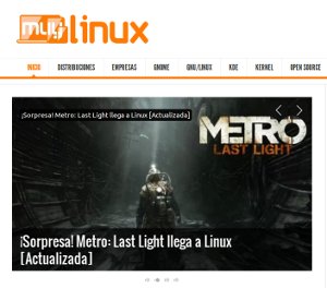 MuyLinux - un sitio para leer todo lo que sucede en Linux