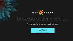 WebGarden - crear un sitio web, tienda virtual o email personalizado gratis