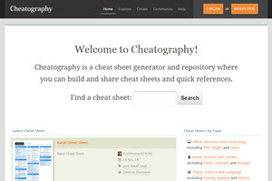 Cheatography, crear cheat sheet de forma fácil y profesional