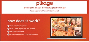 Pikage - crear collage de fotos desde la web