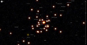100,000 Stars - aplicación web para aficionados de la astronomía
