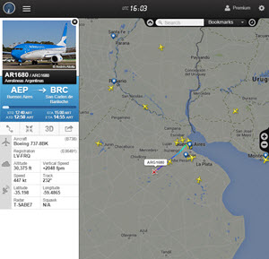 Flightradar24 - ver los vuelos de aviones desde un radar online