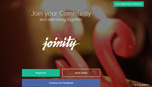 Joinity es una red social para contactar a personas que comparten nuestros mismos intereses sobre diversos asuntos.